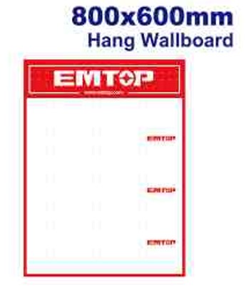 Hang Wallboard Steel SPCC Material, 80cm x 60cm Size, 1.0mm Thickness, Wall Storage & Display Board